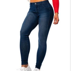 Womens 360 mid waisted fitjeans